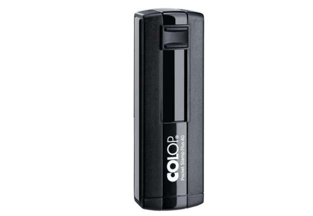 Immagine di Timbro Pocket Stamp Plus 40 - autoinchiostrante - 23 x 59 mm - 6 righe - nero - Colop