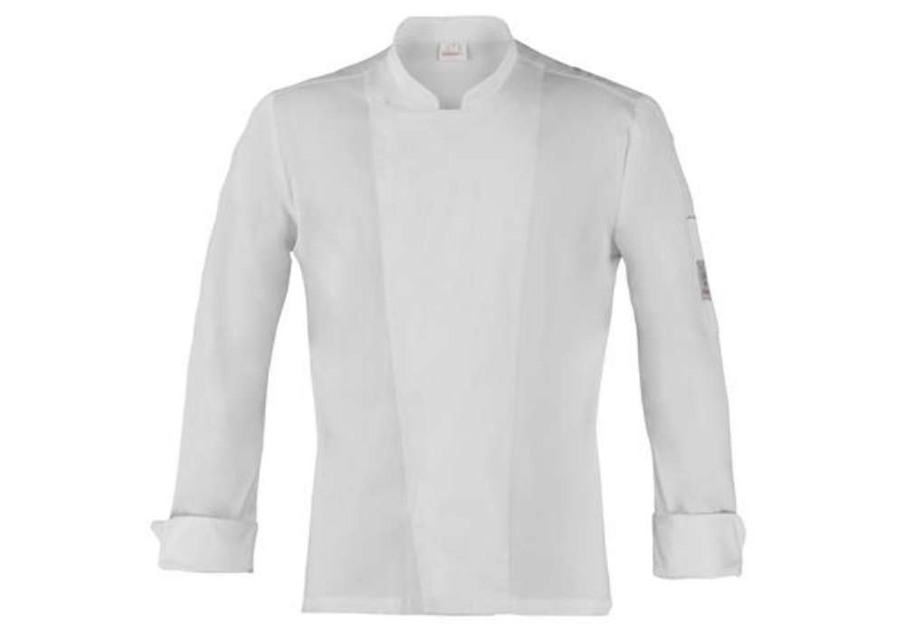 Immagine di Giacca cuoco Augustin - da uomo - manica lunga - taglia XL - bianco - Giblor's