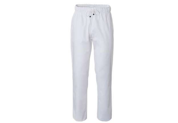 Immagine di Pantalone cuoco Plutone - unisex - taglia M - bianco - Giblor's