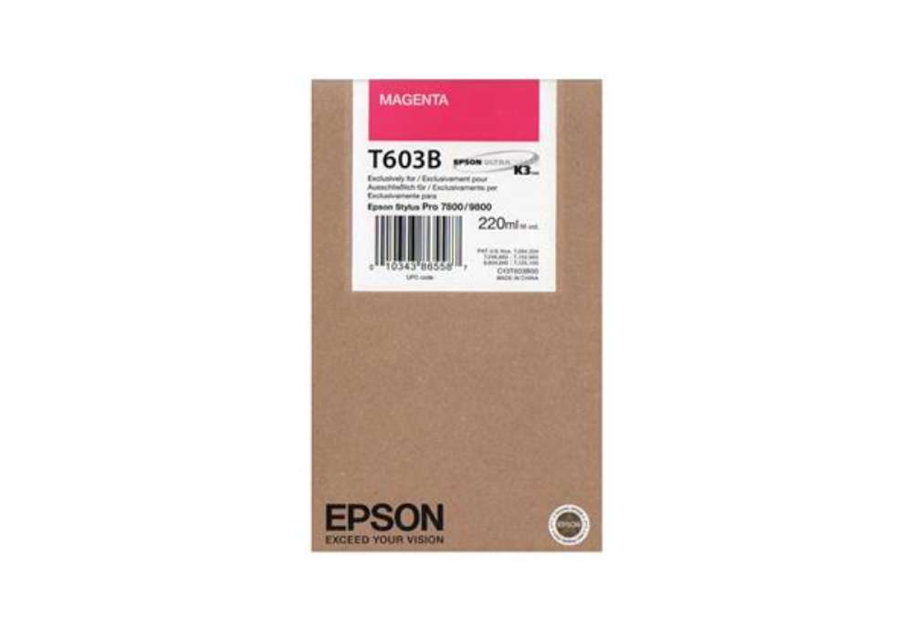 Immagine di Epson - Tanica - Magenta - C13T603B00 - 220ml