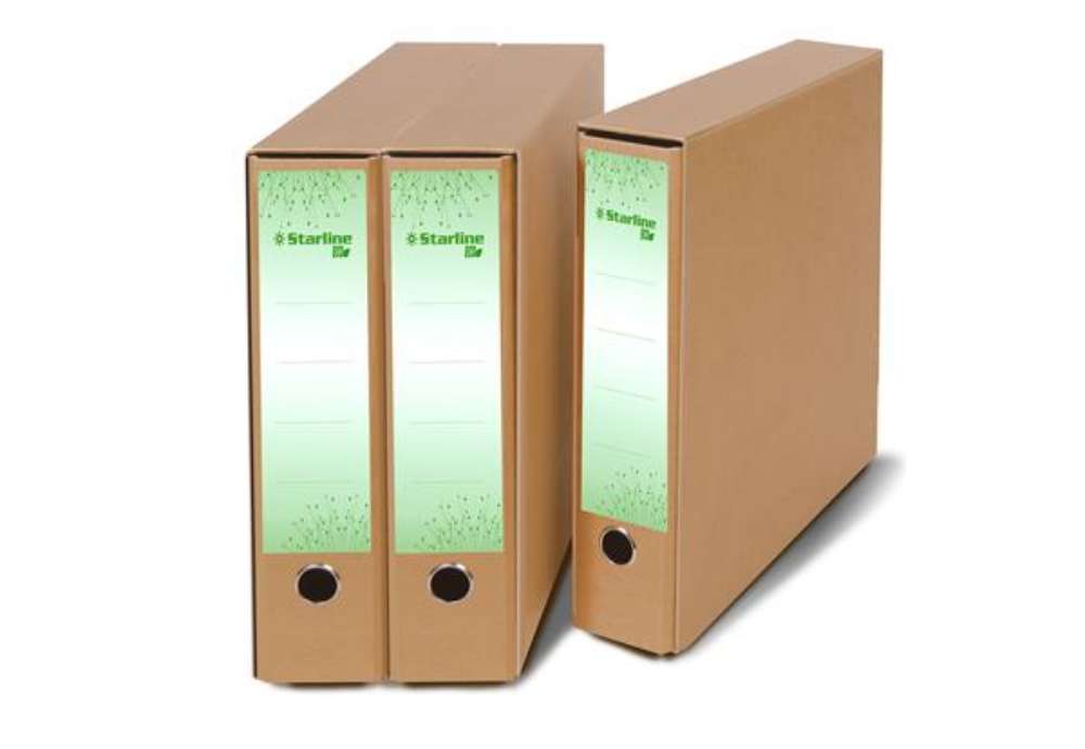 Immagine di Registratore Avana Eco - commerciale - dorso 5 cm - avana - Starline