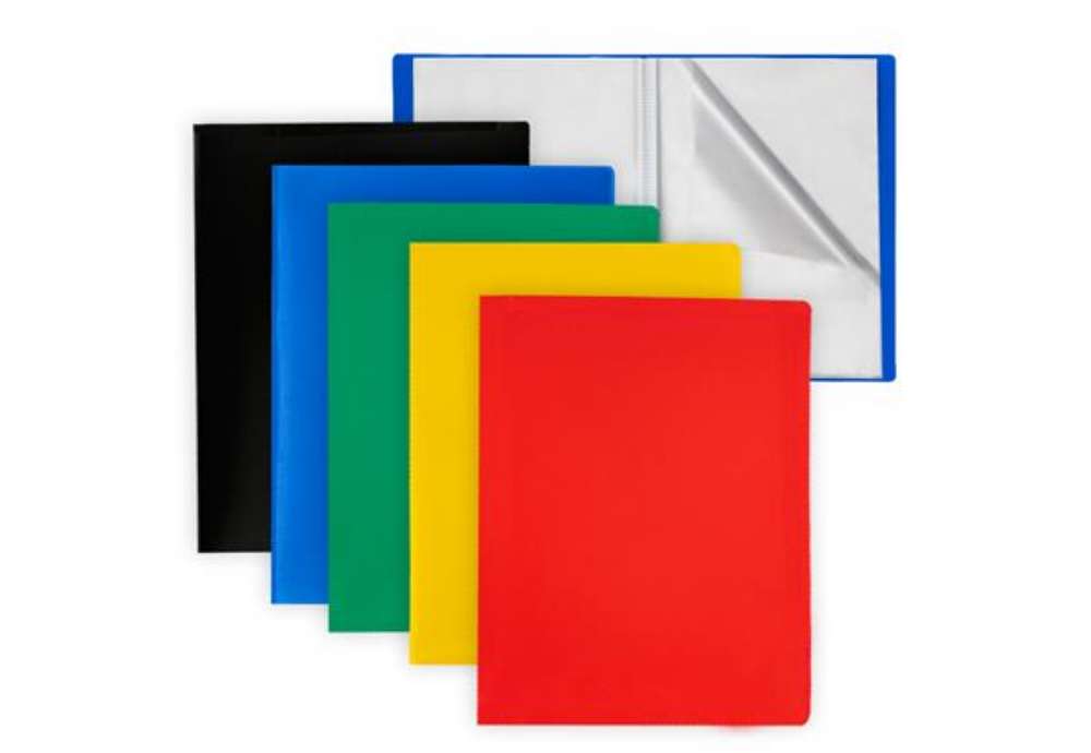 Immagine di Portalistini Eco - PP - 22 x 30 cm - 60 buste lisce - colori assortiti - Starline
