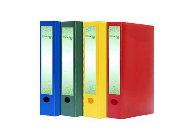 Immagine di Scatola progetto Eco - 25 x 35 cm - dorso 100 mm - giallo - Starline