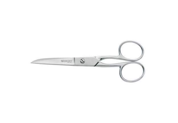 Immagine di Forbici Westcott Steel simmetriche argento lame 11,5 cm E-30840 00