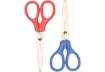 Immagine di Forbici per bricolage in blister Q-Connect rosso e blu 13,5 cm - E-KF01229 IA