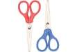 Immagine di Forbici per bricolage in blister Q-Connect rosso e blu 13,5 cm - KF01229