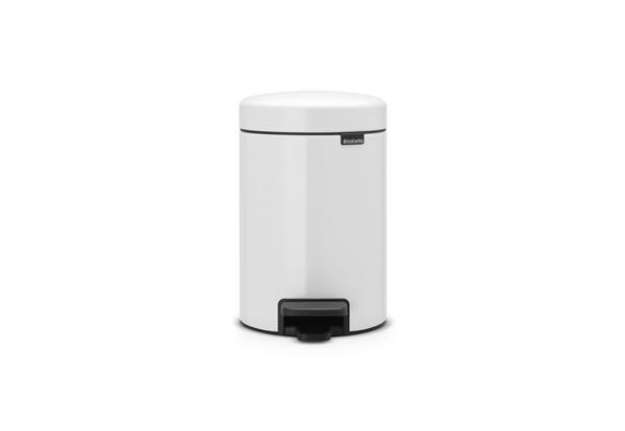 Immagine di Pattumiera a pedale Brabantia Pedal Bin New Icon 16,5x23,5x26,5 cm bianco 3 litri - 112126