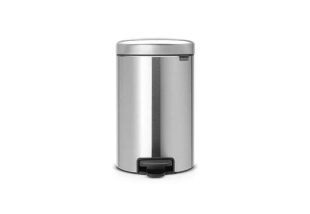 Immagine di Pattumiera a pedale Brabantia Pedal Bin New Icon 24x32,5x40 cm Inox Satinato 12 litri - 113604