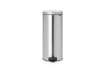 Immagine di Pattumiera a pedale Brabantia Pedal Bin New Icon 30x38x68 cm Inox Satinato 30 litri - 114380