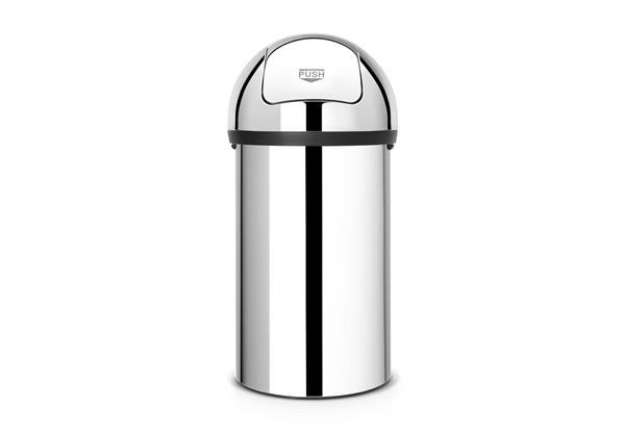 Immagine di Pattumiera Brabantia Push Bin 60L 40x40x81 cm Inox Lucido 402623