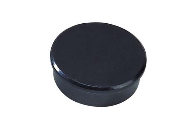Immagine di Magneti Dahle rotondi Ø 38 mm nero altezza 13,5 mm - forza 25 N - conf. 10 pezzi - R955389