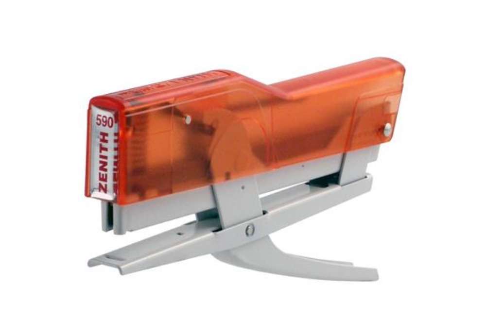 Immagine di Cucitrice a pinza ZENITH 590 Fun Rosso Trasparente/Bianco 0205901872