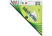 Immagine di Squadra ARDA Linea Elastika plastica flessibile verde trasparente 45° cm 30 EL4530