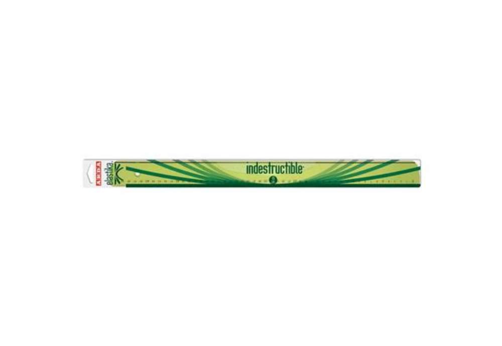 Immagine di Riga ARDA Elastika plastica flessibile verde trasparente 50cm EL50