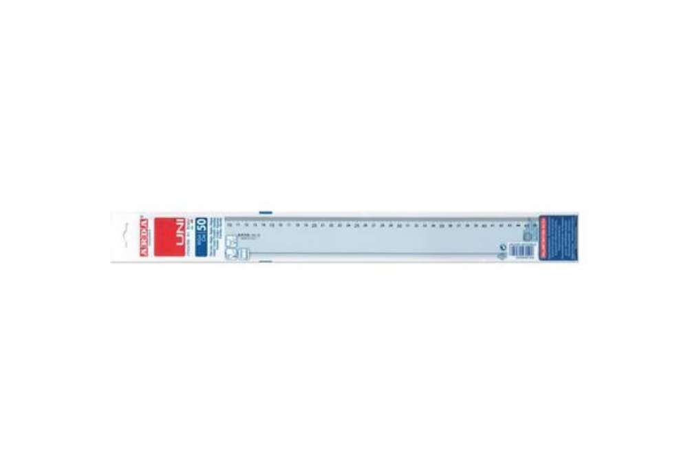 Immagine di Riga ARDA Uni polistirolo termoresistente fumé ottico trasparente 50cm - 28950SS