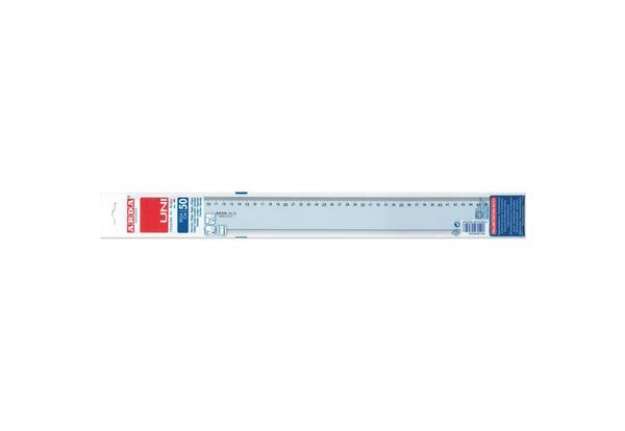 Immagine di Riga ARDA Uni polistirolo termoresistente fumé ottico trasparente 50cm - 28950SS