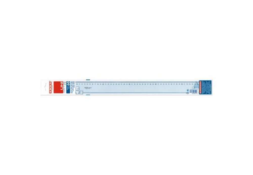 Immagine di Riga ARDA Uni polistirolo termoresistente fumé ottico trasparente 60cm - 28960SS