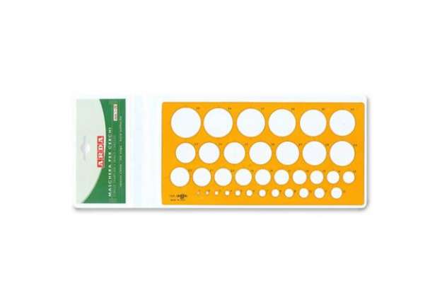 Immagine di Maschera per cerchi ARDA con smusso mm. 1-35 polistirolo arancio bordo tirachina 7125