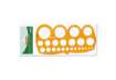 Immagine di Maschera per cerchi ARDA con smusso mm.1-55/80 polistirolo arancio bordo tirachina - 7126