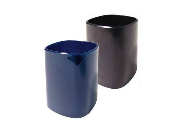 Immagine di Portapenne ARDA Pastel polistirolo blu opaco 6,5x6,5x9,5 cm 4111A