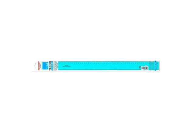 Immagine di Riga ARDA Tecnoschool polistirolo termoresistente azzurro trasparente 60cm 40060SS