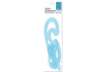 Immagine di Set curvilinee ARDA Serie Tecnoschool polistirolo termoresistente azzurro trasparente  Conf. 3 pezzi