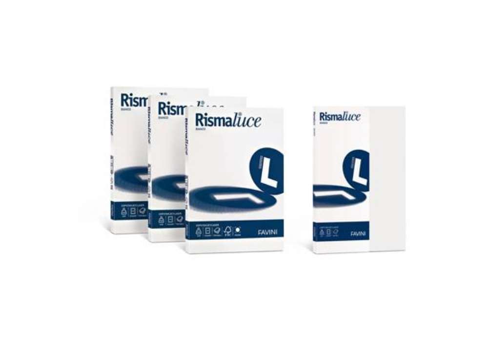 Immagine di Carta per fotocopie A4 Favini Rismaluce Bianca 100 g/m² Risma da 300 fogli - A680304