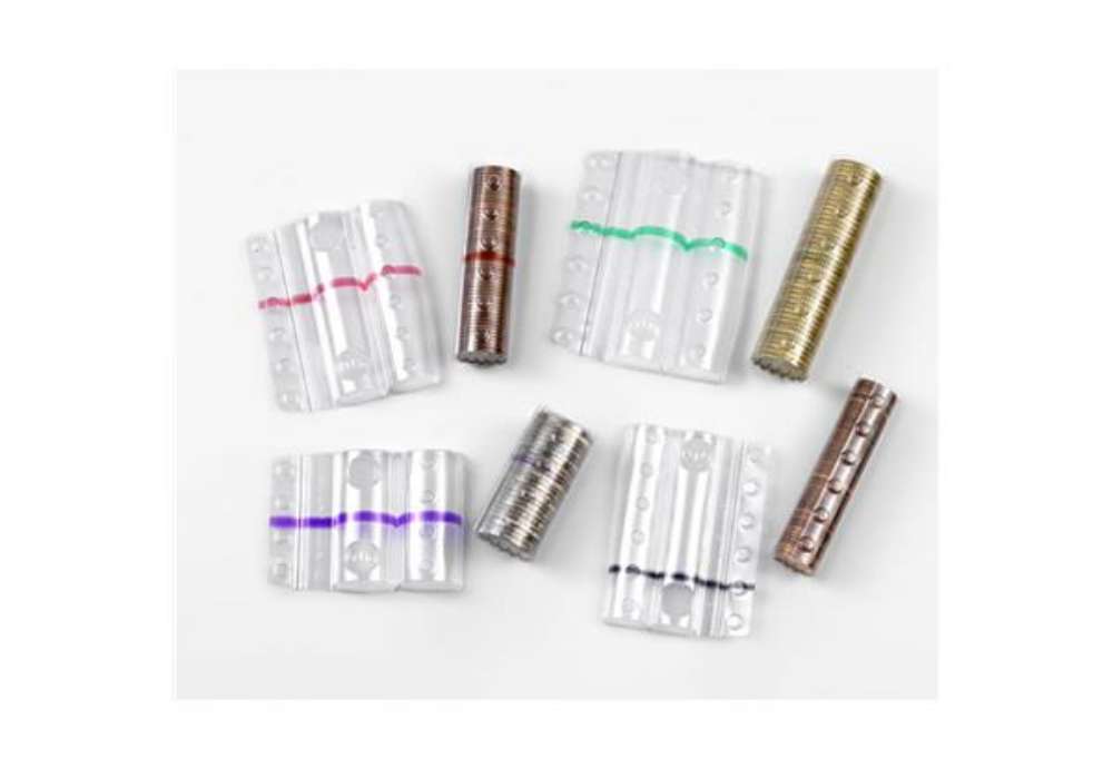 Immagine di Blister per monete HolenBecky 50 cent plastica trasparente confezione da 100 blister - 8005TRBC