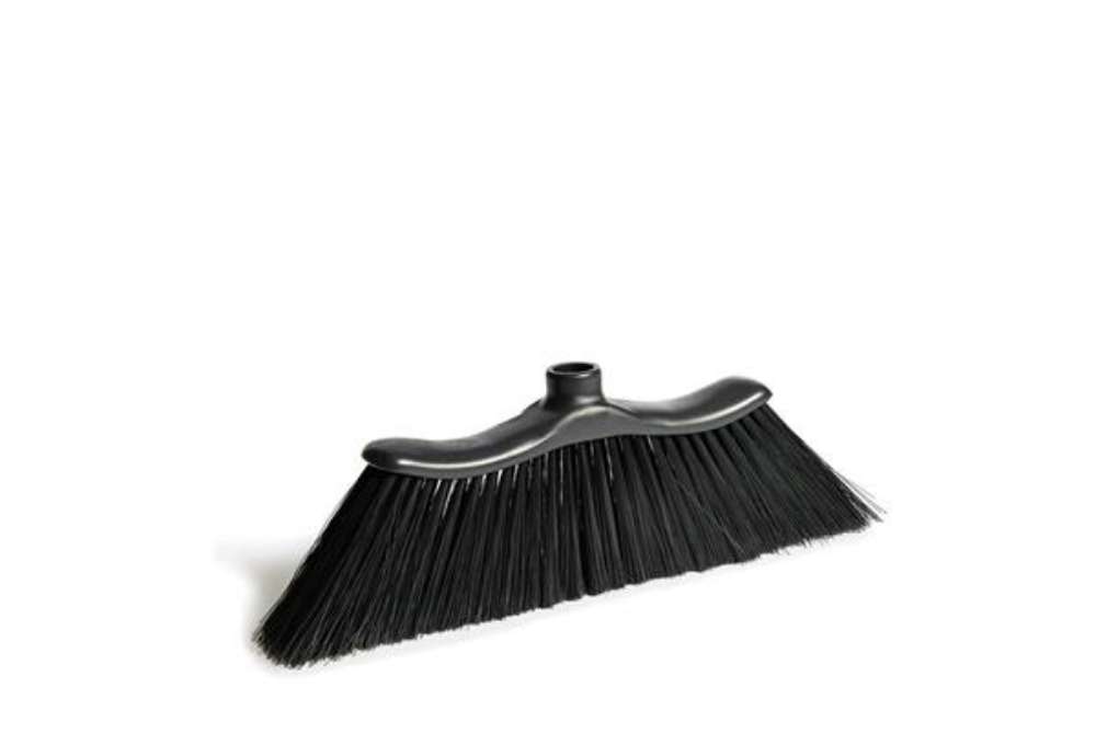 Immagine di Scopa per interni ed esterni Perfetto Factory Onda 37x4x12 cm coccia nera / setole nere - 0050E