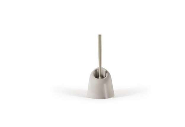 Immagine di Portascopino Perfetto angolare - 13x13x39 cm. bianco ghiaccio 0087