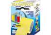 Immagine di Nastro adesivo in in tela Tes 702 SYROM formato 38 mm x 2,7 m - materiale tela plastificata giallo -
