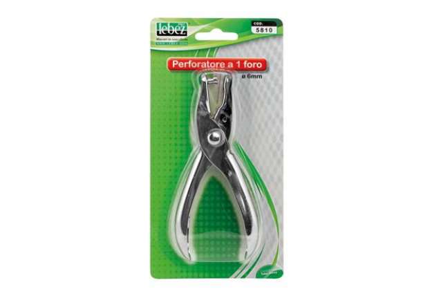 Immagine di Perforatore Lebez 1 foro da 6 mm argento  5810
