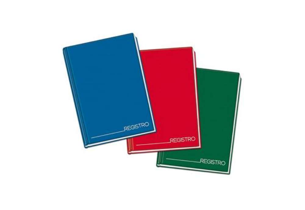 Immagine di Registro cartonato Blasetti con cucitura filo refe e copertina cartonata, 1R 70 g/m² A4 48  conf.1/1
