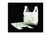 Immagine di Shopper NESSUNO in mater-bi biodegradabile verde 30+10+10x60 cm cartone da 500 pz. - 21382
