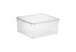 Immagine di Contenitore Rotho Clear Box in PPL impilabile trasparente - 18 L 40x33,5x17 cm - F707805