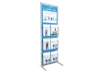 Immagine di Espositore da terra Paperflow Infodisplay 7 scomparti alluminio K500035
