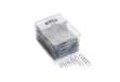 Immagine di Fermagli Leone filo zincato ritrafilato Gran Mix misure assortite zinco brillante scatola da 500 g F