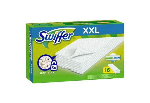 Immagine di Kit di ricarica panni cattura polvere XXL  Swiffer verde conf. 16 panni - PG015