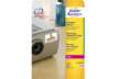 Immagine di Etichette bianche superaderenti Avery poliestere 45,7x25,4 mm - 40 et/foglio - per laser - conf. 20