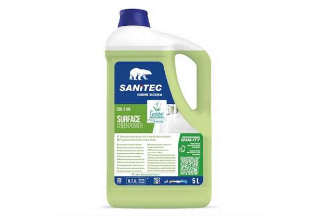 Immagine di Detergente ecologico per pavimenti Sanitec Green Power 5 kg 3105
