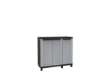 Immagine di Armadietto a tre ante TERRY Twist Black 102B grigio/nero 102x39x91,5 cm 1002711
