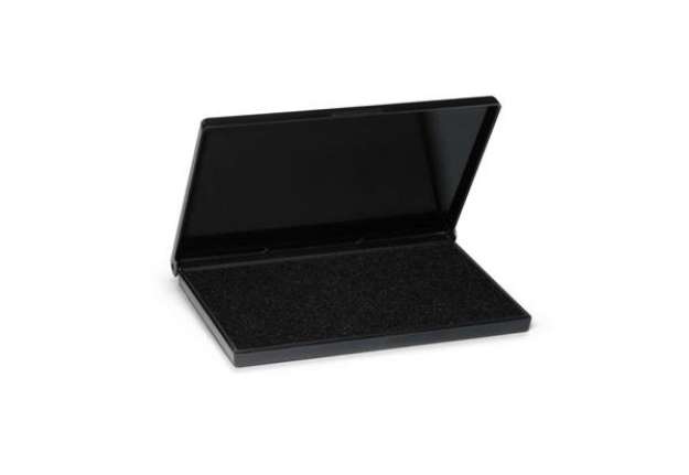 Immagine di Cuscinetto in feltro per timbri Trodat 9052 11x7 cm nero 56347