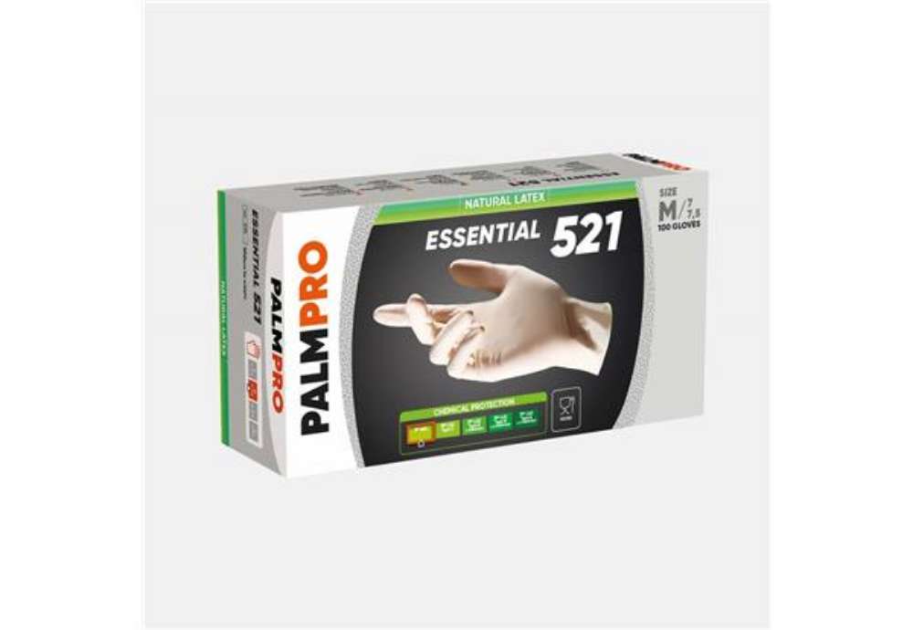 Immagine di Guanti monouso in lattice Icoguanti Latex per pulizia/igiene - taglia S - DPI Cat. I - conf. 100 pez