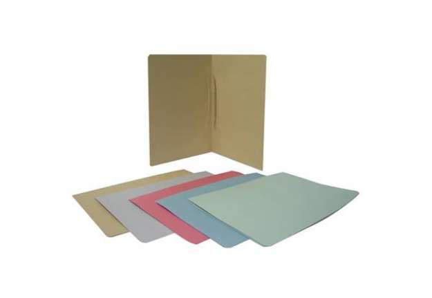 Immagine di Cartellina ad aghi EURO-CART cartoncino manilla 25x35 cm azzurro conf. da 50 pezzi - CM05AZ