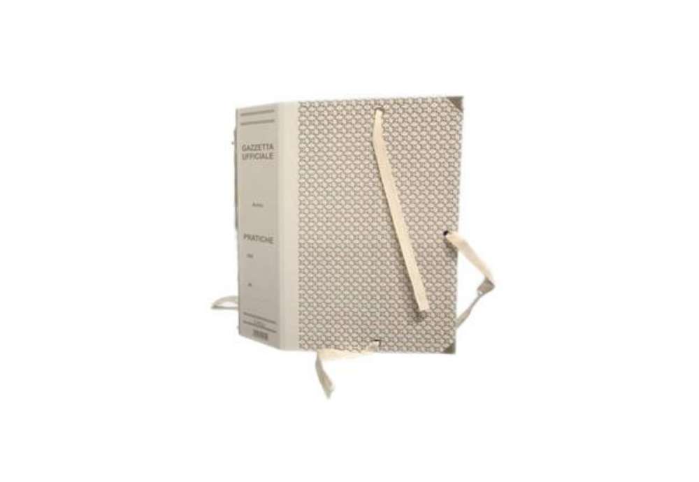 Immagine di Faldone con lacci occhiellati EURO-CART Gazzetta Ufficiale - cartone da 1,8 mm dorso 8 cm - CAGU