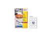 Immagine di Etichette bianche lucide Avery Ø 60 mm - 12 et./foglio - stampanti laser - conf. 25 fogli - L7790-25