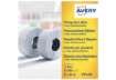 Immagine di Etichette permanenti per prezzatrici 1 linea Avery 12x26 mm bianco - Conf. 10 rotoli da 1500 etichet