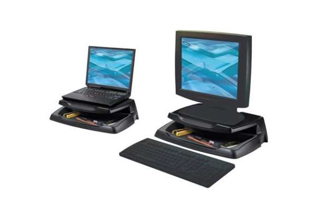 Immagine di Supporto per monitor Q-Connect 37x23,5 cm nero KF04553