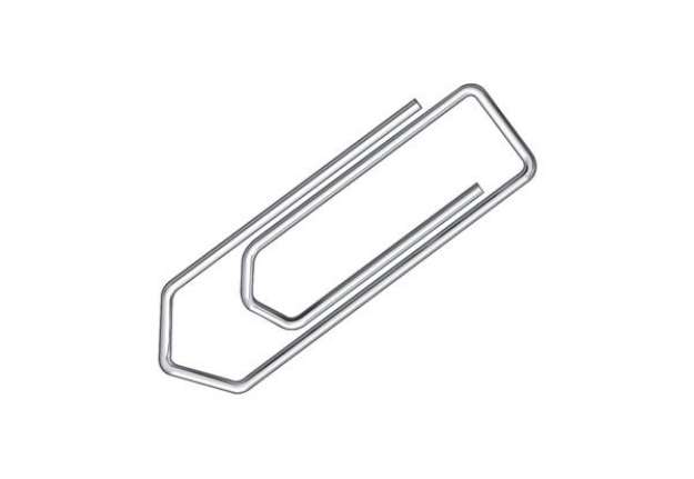 Immagine di Fermagli Q-Connect filo d'acciaio nichelato 20 mm conf. da 100 - KF01306