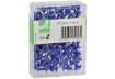 Immagine di Spilli per bacheca Q-Connect blu  Scatola da 100 pezzi - KF15269